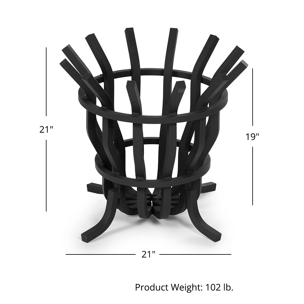 High-Efficiency Fire Pit Basket | Fire Pit with Table - view 14