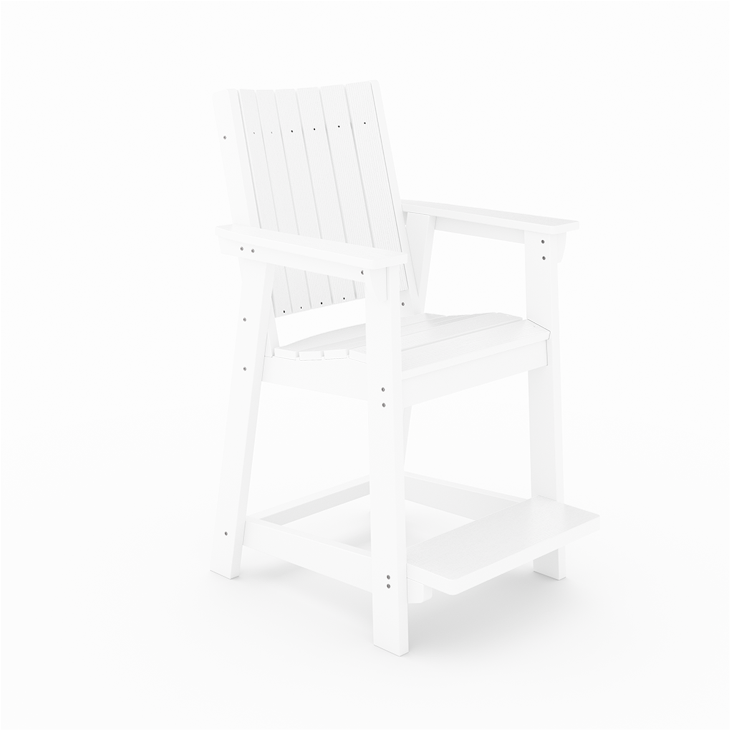 SoPoly Callaway Counter Chair | Destin White - view 7