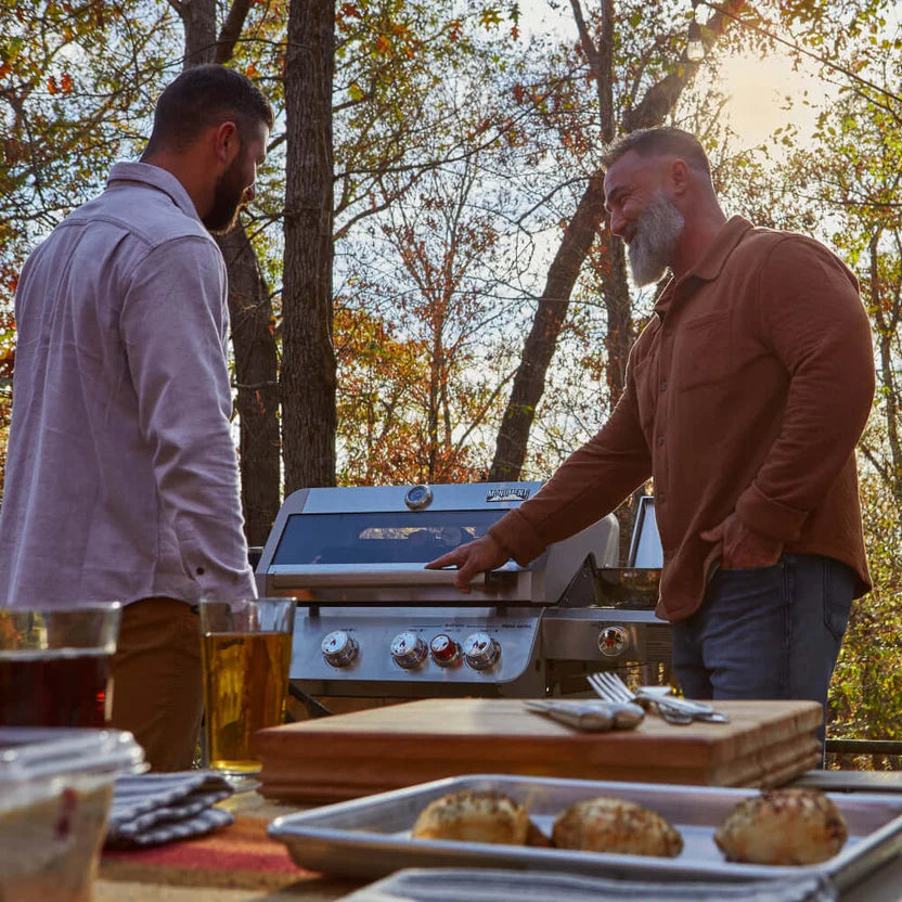 Monument Grills Mesa 415BZ - Stainless Propane Gas Grill | Mesa 415BZ & Smokerbox
