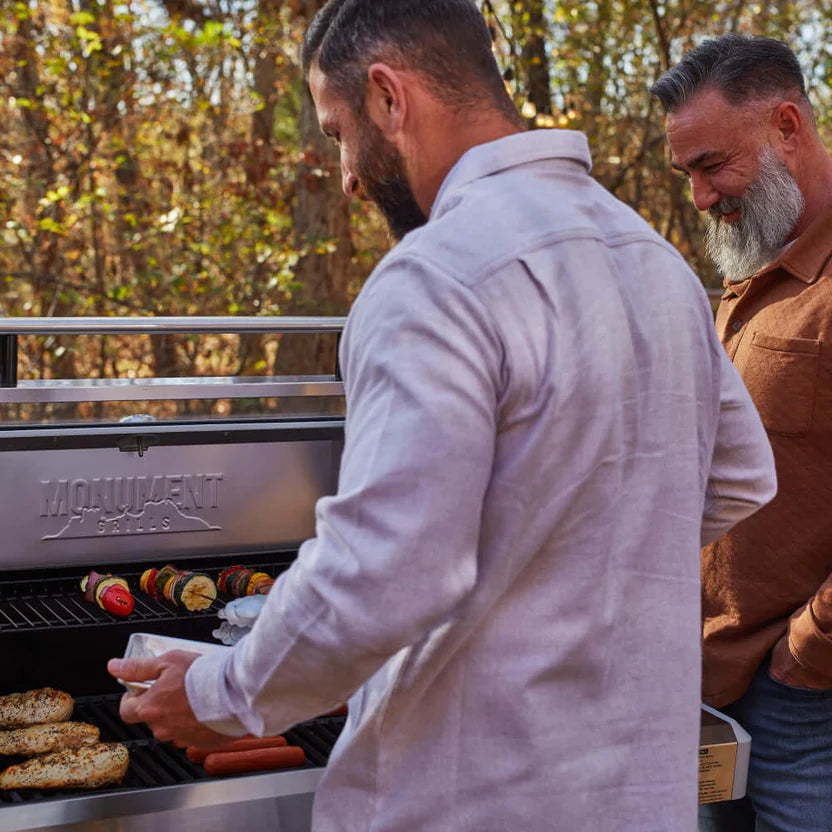 Monument Grills Mesa 415BZ - Stainless Propane Gas Grill | Mesa 415BZ & Smokerbox