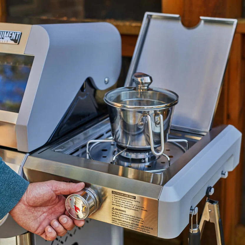Monument Grills Mesa 415BZ - Stainless Propane Gas Grill | Mesa 415BZ & Smokerbox