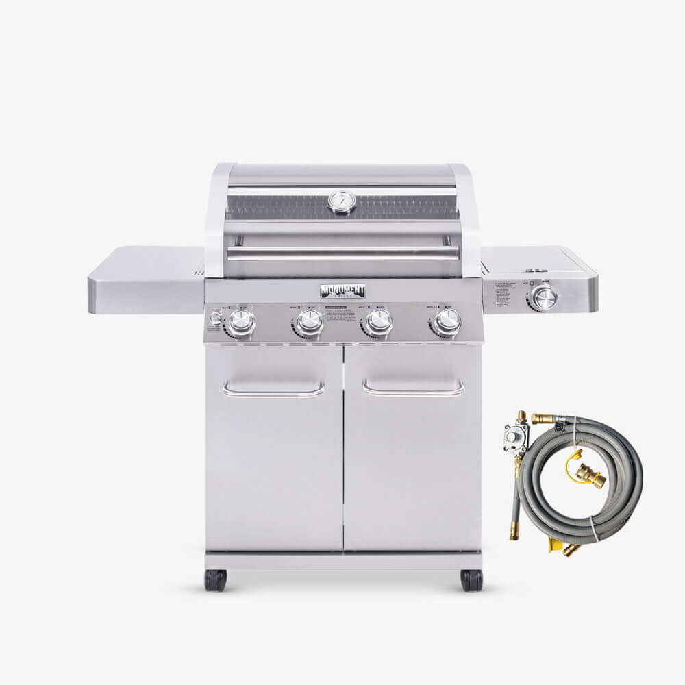 Monument Grills 41847NG - Stainless Natural/Propane Gas Grill | 41847NG & Natural Gas Conversion Kit