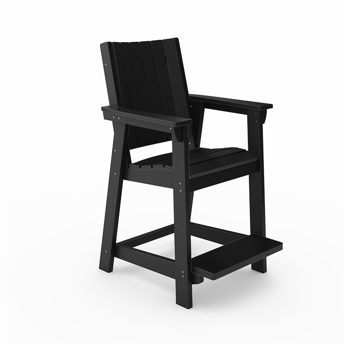 SoPoly Callaway Counter Chair | Black