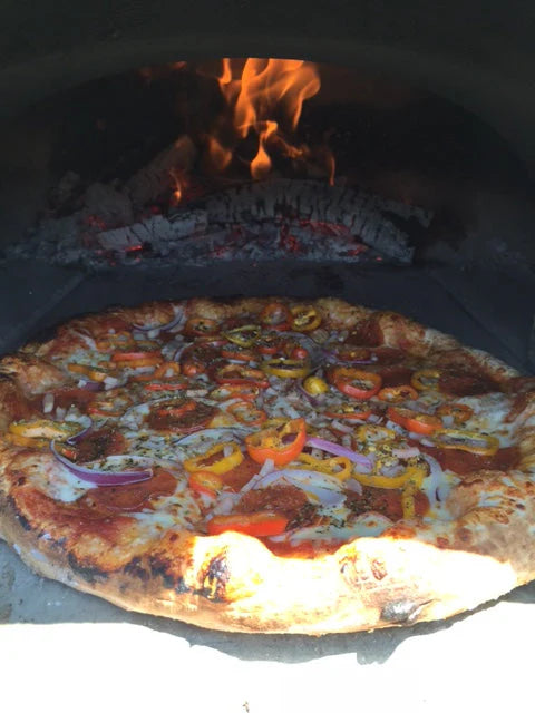 Chicago Brick Oven-500 Countertop-27"x 22" Wood Fired Pizza Oven | Solar Black