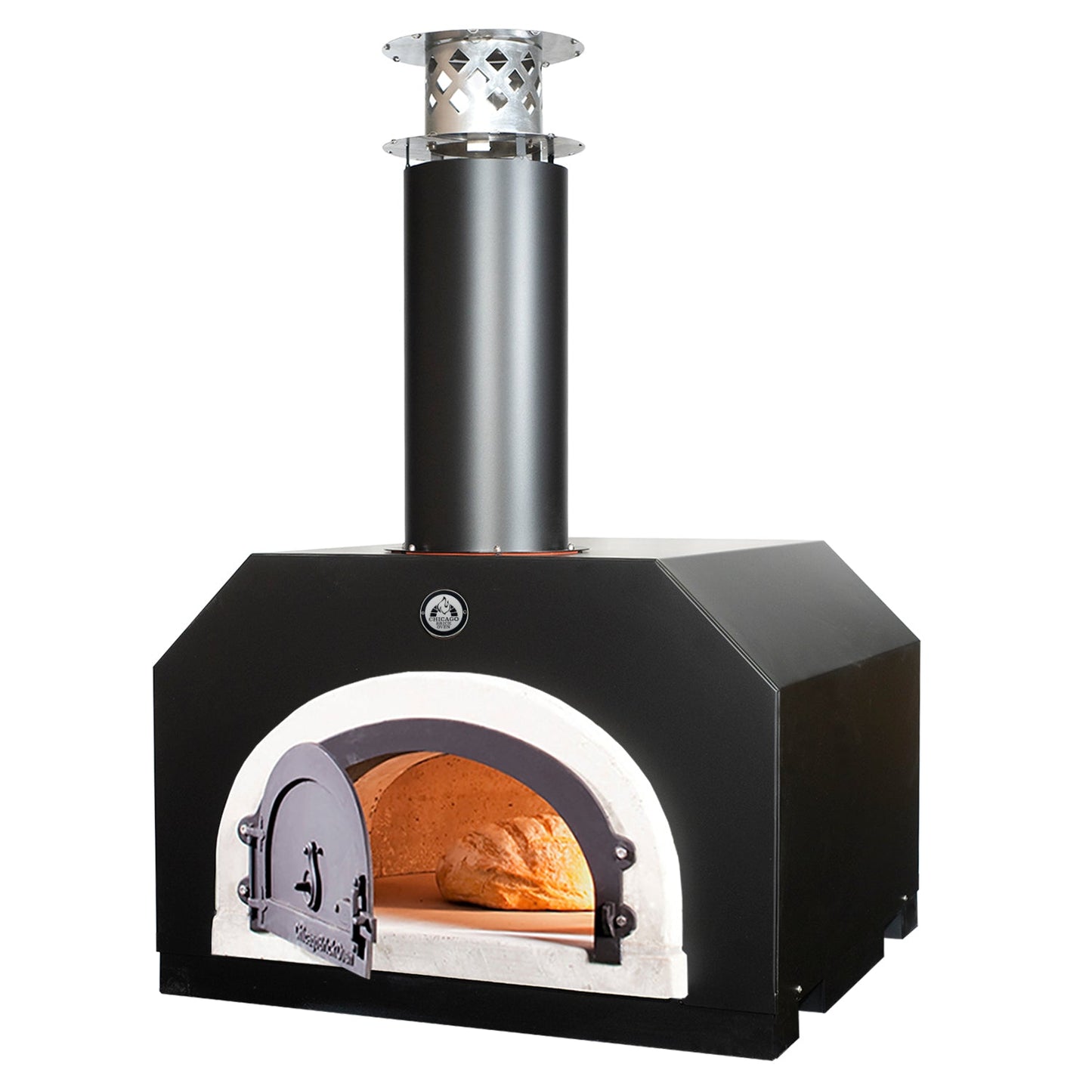 Chicago Brick Oven-750 Countertop-38"x28" Wood Fired Pizza Oven | Solar Black - view 11