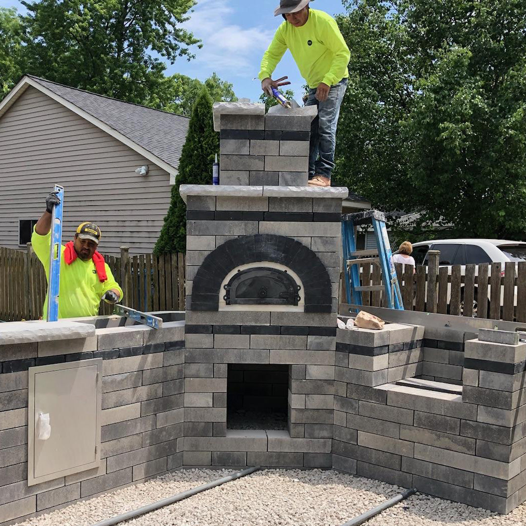 Chicago Brick Oven - 500 DIY Kit - 27" x 22" Wood Fired Pizza Oven - view 5