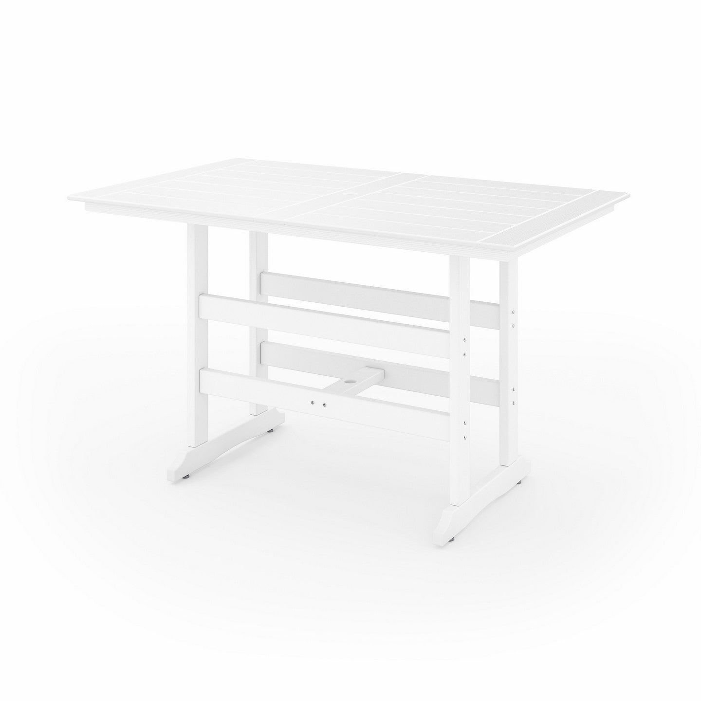 SoPoly 72" Savannah Farmhouse Bar Table | Destin White - view 5