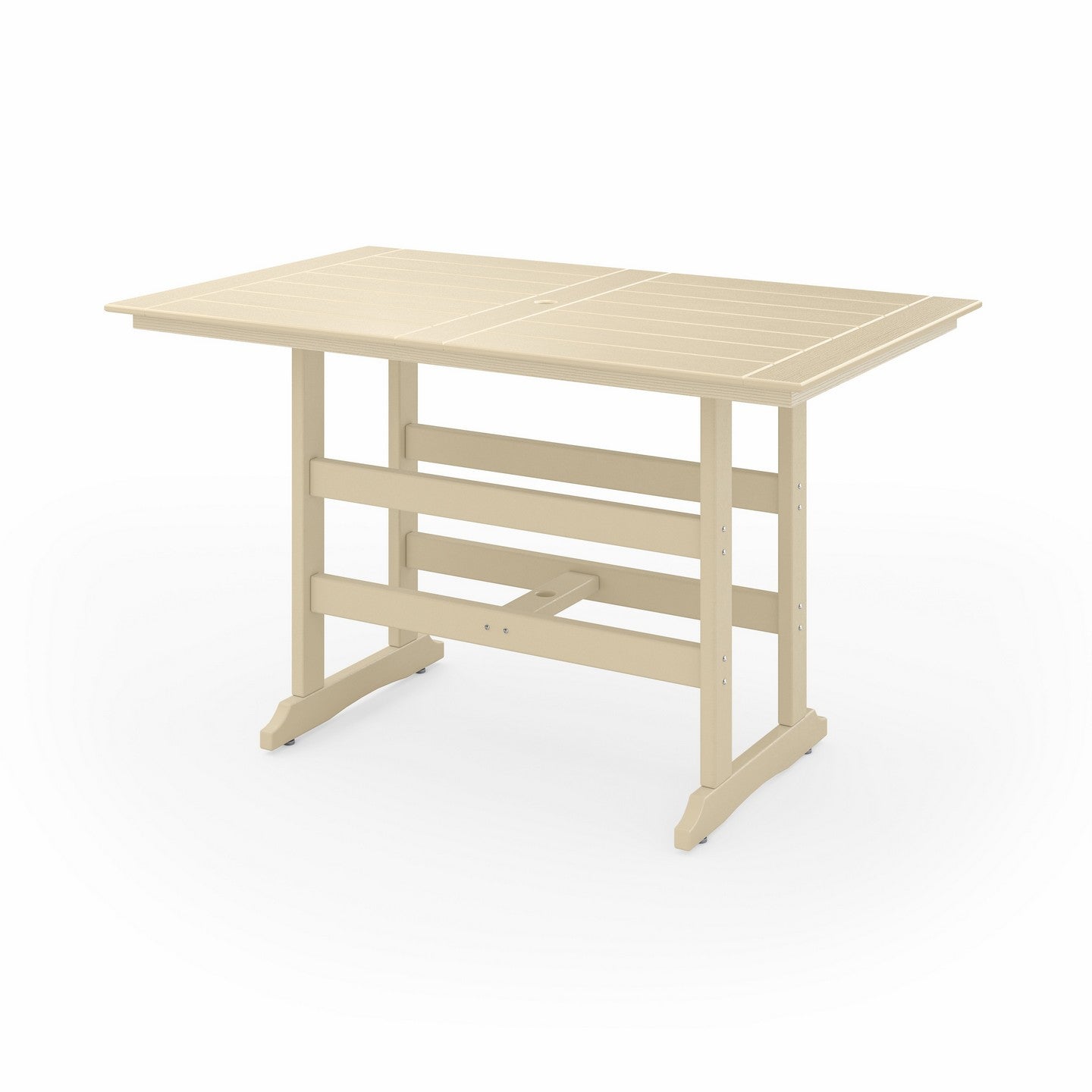 SoPoly 72" Savannah Farmhouse Bar Table | Tybee Sand
