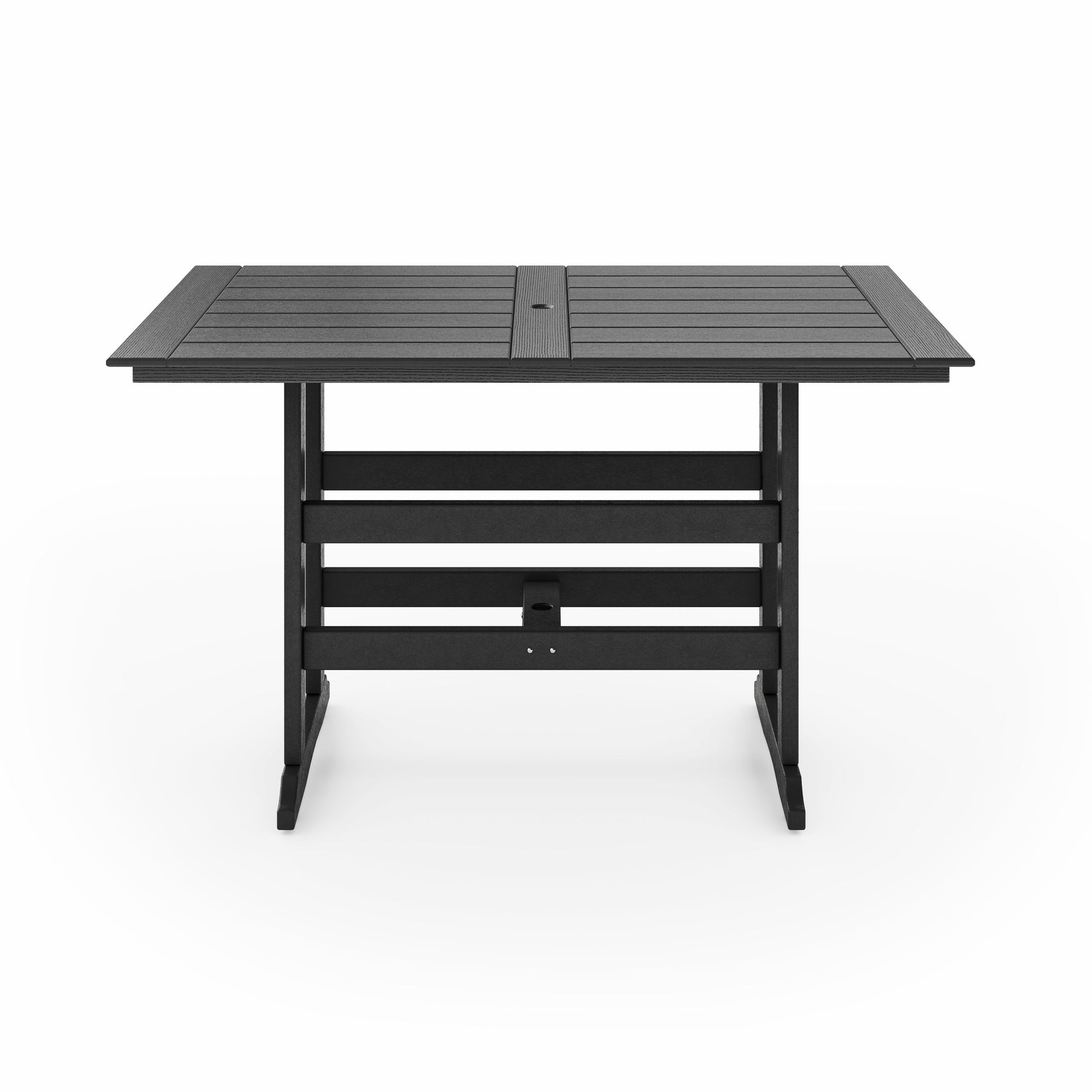 SoPoly 72" Savannah Farmhouse Bar Table | Black