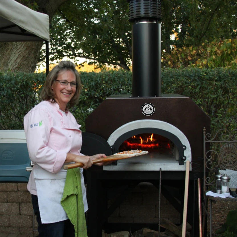 Chicago Brick Oven-750 Countertop-38"x28" Wood Fired Pizza Oven | Silver Vein - view 10
