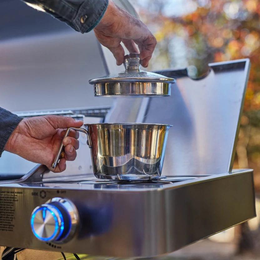 Monument Grills 77352 - Full Stainless Propane Gas Grill | 77352 (Include Rotisserie Kit) & Cover