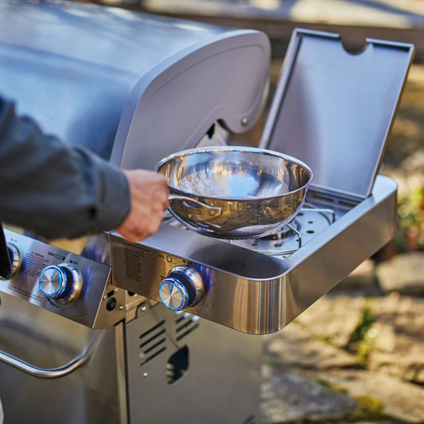 Monument Grills 77352 - Full Stainless Propane Gas Grill | 77352 (Include Rotisserie Kit) & Cover