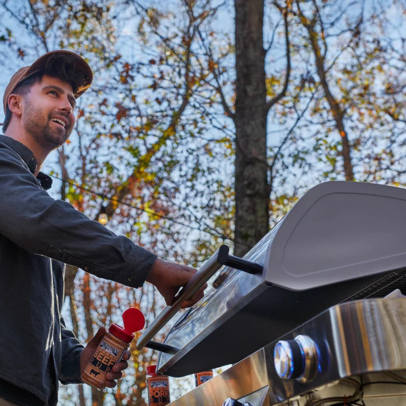 Monument Grills 77352 - Full Stainless Propane Gas Grill | 77352 (Include Rotisserie Kit) & Cover