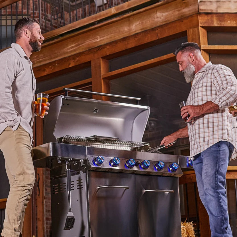 Monument Grills 77352 - Full Stainless Propane Gas Grill | 77352 (Include Rotisserie Kit) & Cover