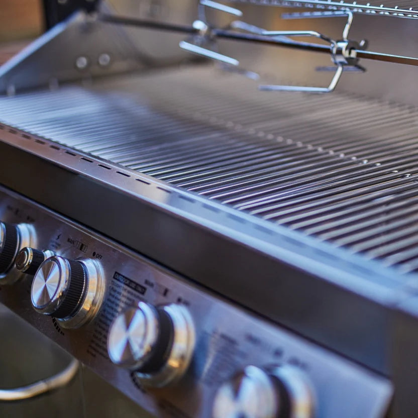 Monument Grills 77352 - Full Stainless Propane Gas Grill | 77352 (Include Rotisserie Kit) & Cover