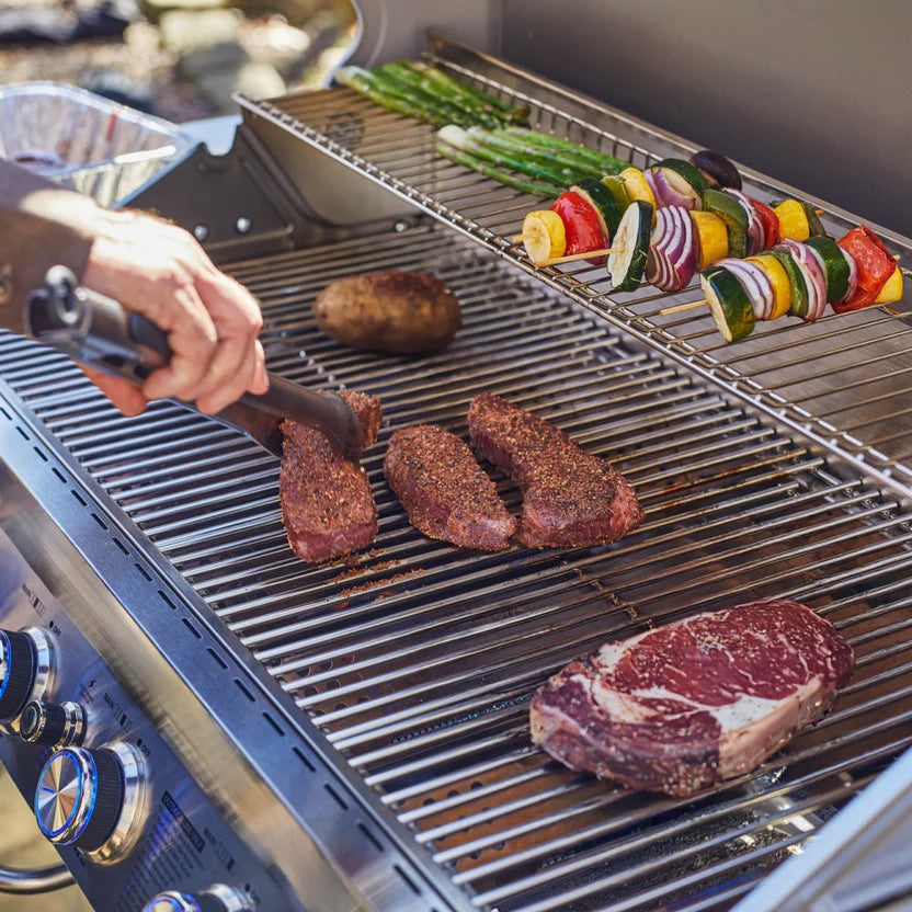 Monument Grills 77352 - Full Stainless Propane Gas Grill | 77352 (Include Rotisserie Kit) & Cover