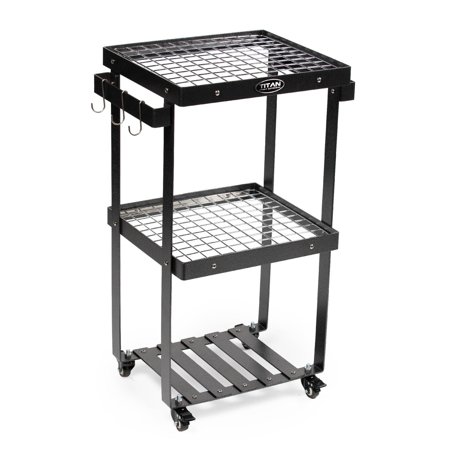 Barbecue Prep Station Grill Accessory Serving Cart - view 1