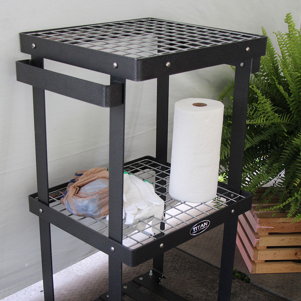 Barbecue Prep Station Grill Accessory Serving Cart