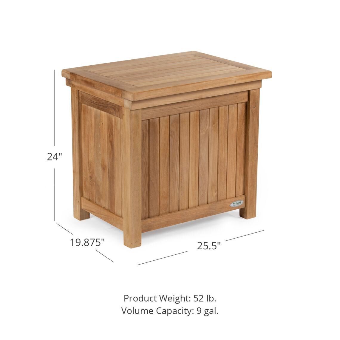 Scratch and Dent - Teak Ice Chest - FINAL SALE - view 10