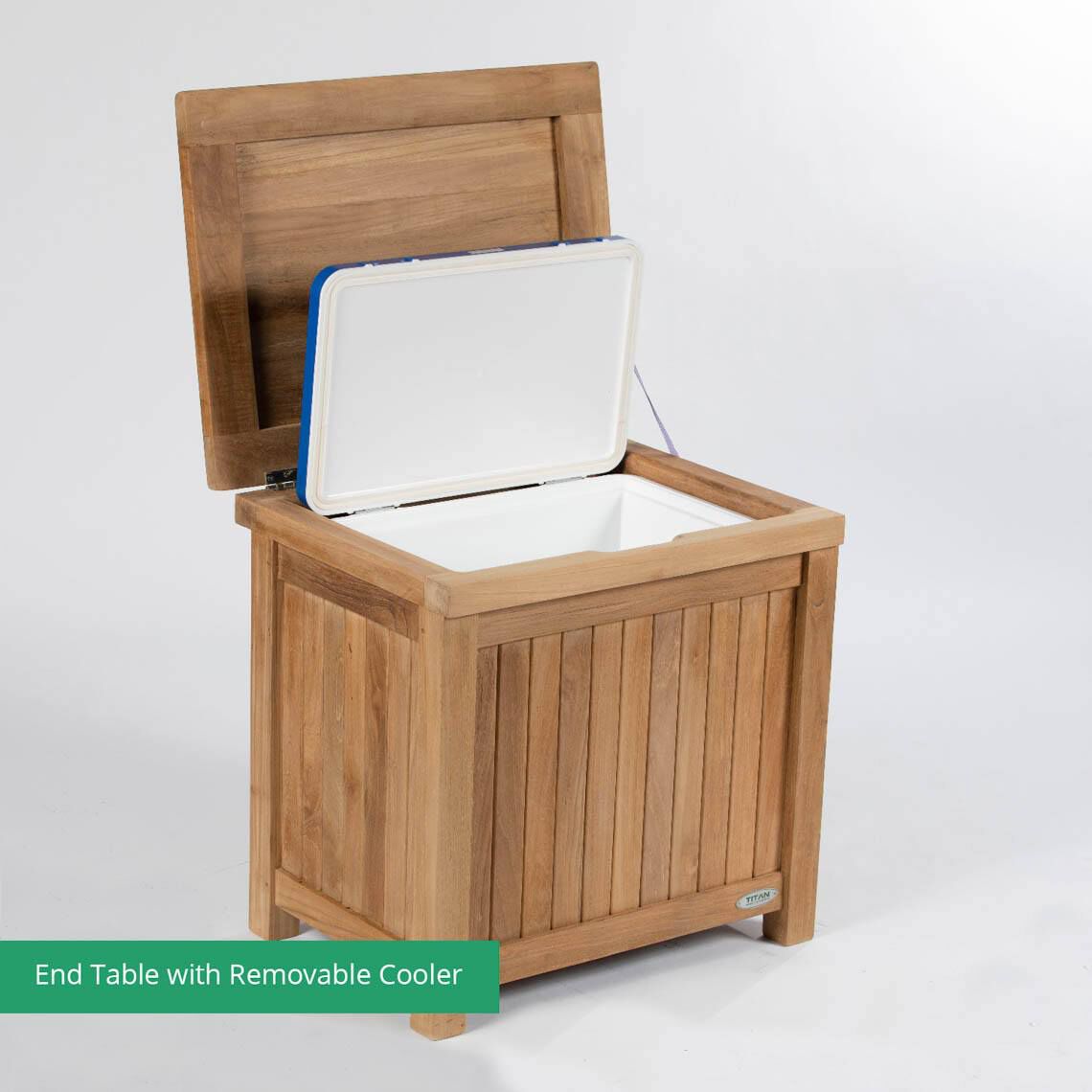 Scratch and Dent - Teak Ice Chest - FINAL SALE - view 4