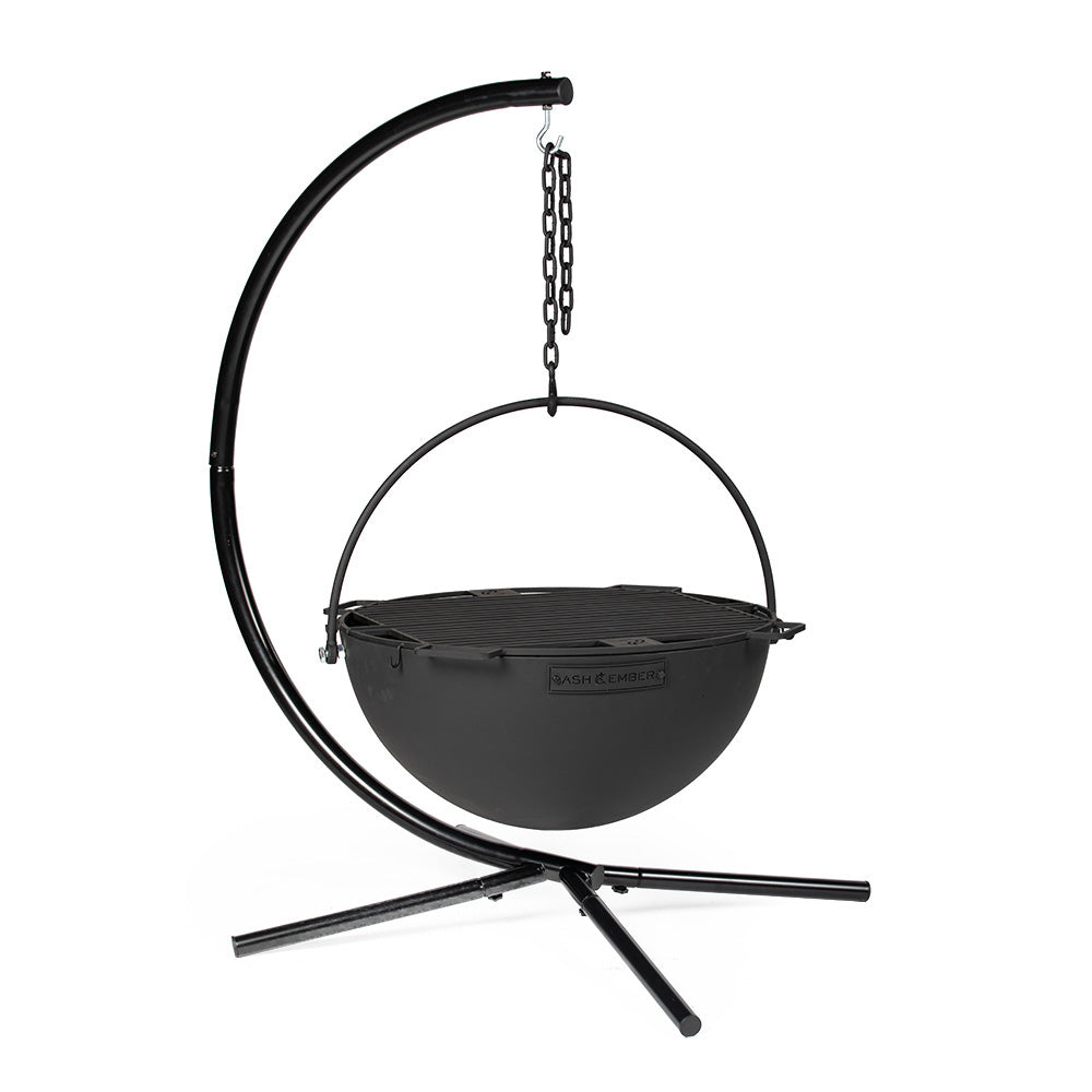 Cauldron Fire Pit Bowls - Cauldron Size: 30” / Optional Cauldron  Stand: Bowl + Stand | 30” / Bowl + Stand