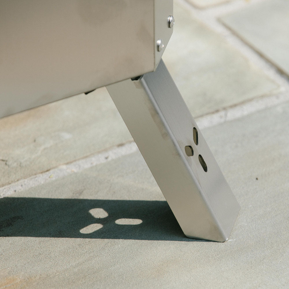 Stainless Steel Glass Fire Pit