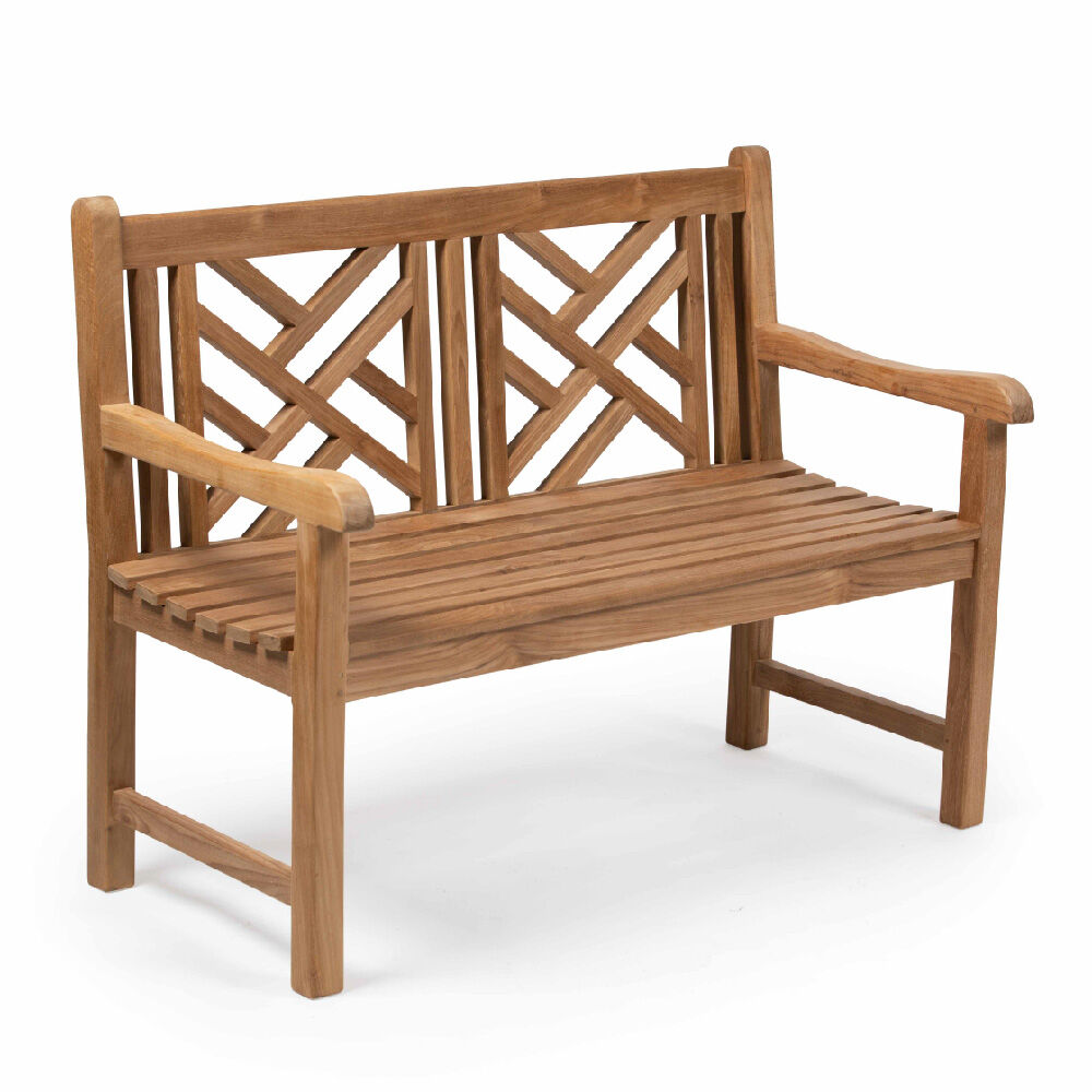 Scratch and Dent - Teak Cross Bench 47