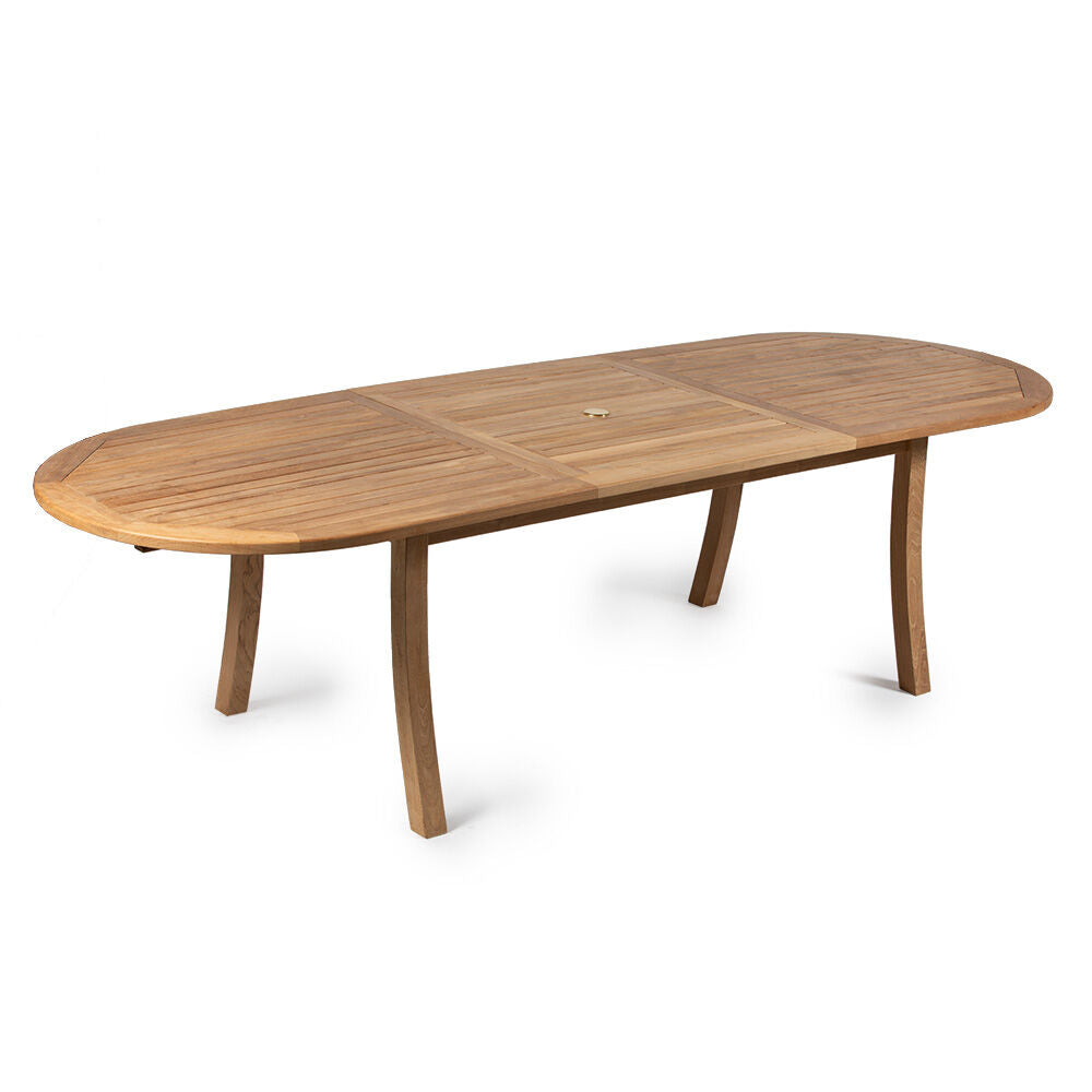 Scratch and Dent - Grade A Teak Bristol Large Extended Oval Dining Table - FINAL SALE - view 1