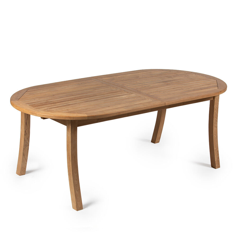 Scratch and Dent - Grade A Teak Bristol Large Extended Oval Dining Table - FINAL SALE - view 2