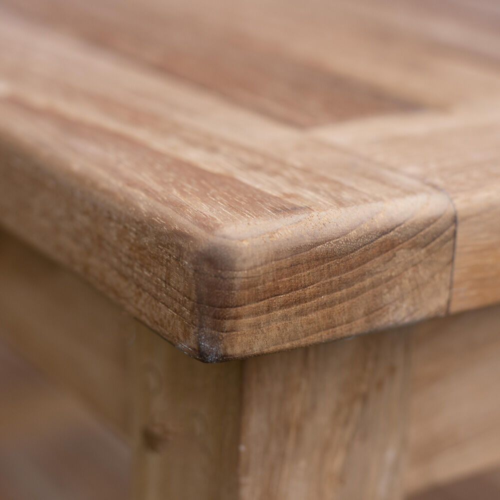 Scratch and Dent - Teak Outdoor Coffee Table with Shelf