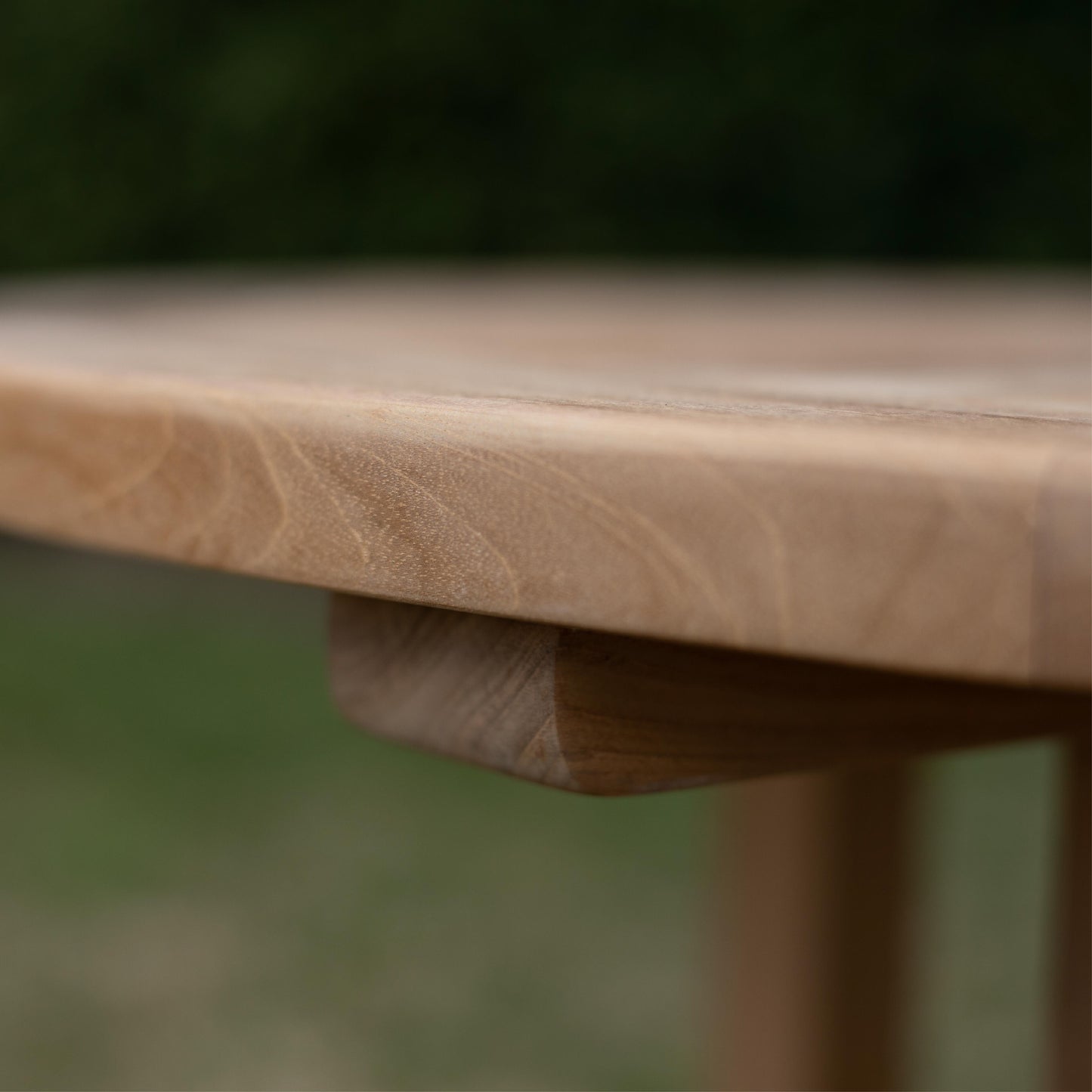 Scratch and Dent - Teak Round Folding Table | 35-In - FINAL SALE - view 7