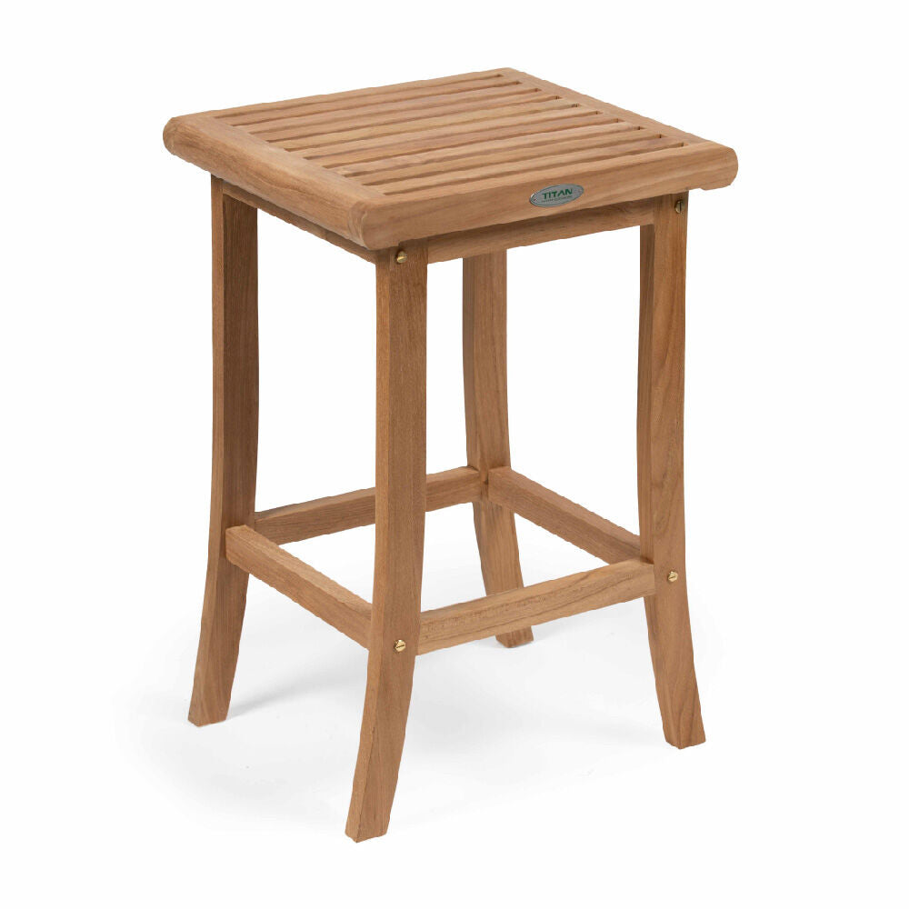 Scratch and Dent - Teak Bar Stool | 29-in - FINAL SALE - view 1