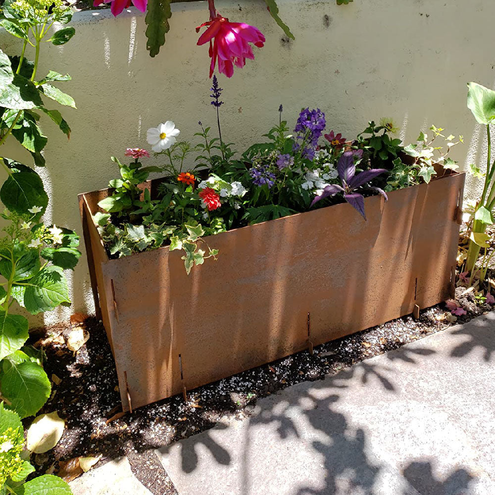 Scratch and Dent - Corten Steel Planter Box - view 2