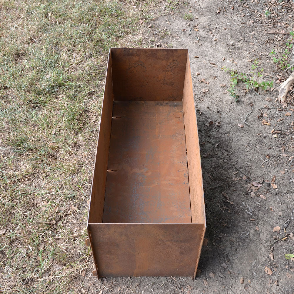 Scratch and Dent - Corten Steel Planter Box - view 4