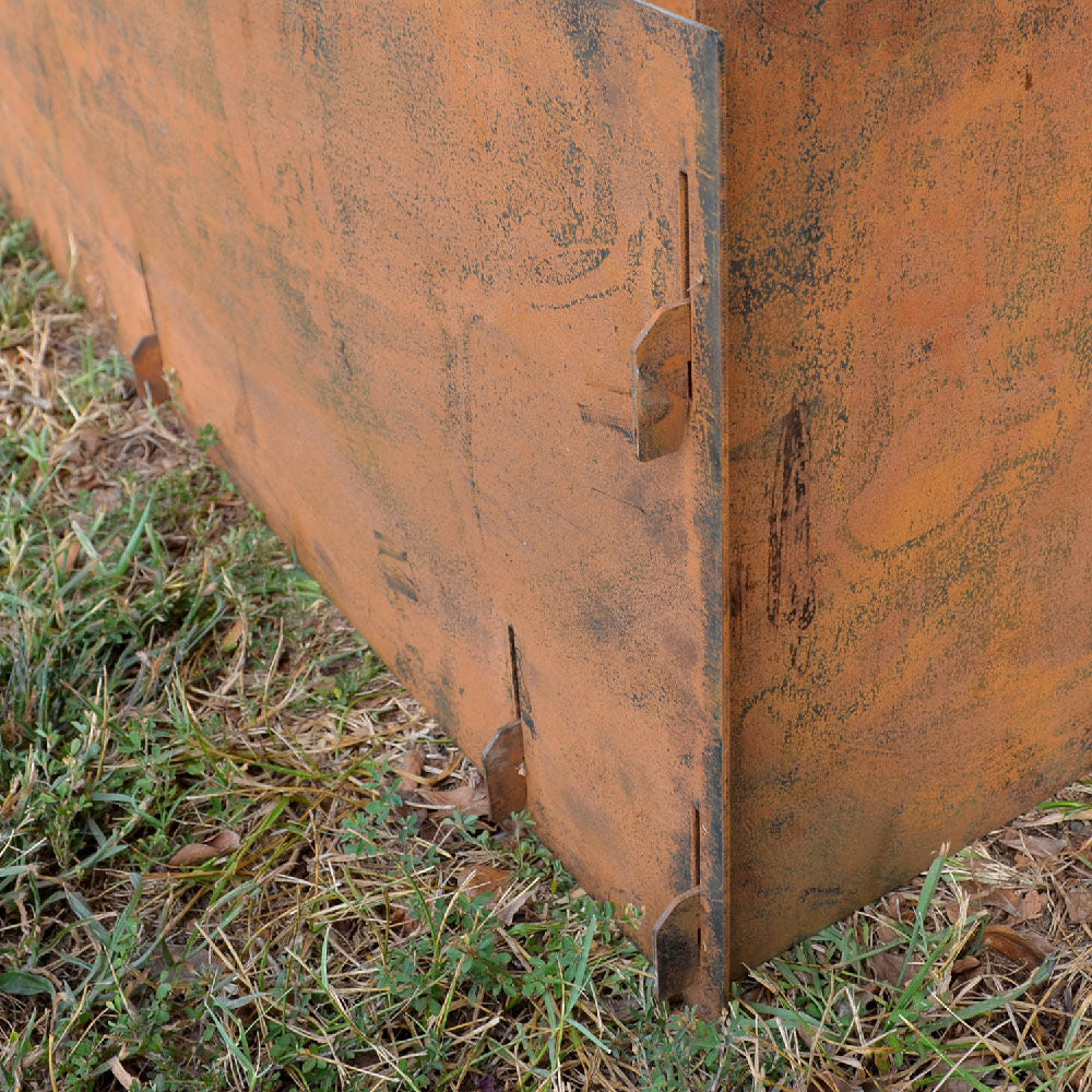 Scratch and Dent - 47" Long Corten Steel Planter Box - FINAL SALE - view 7