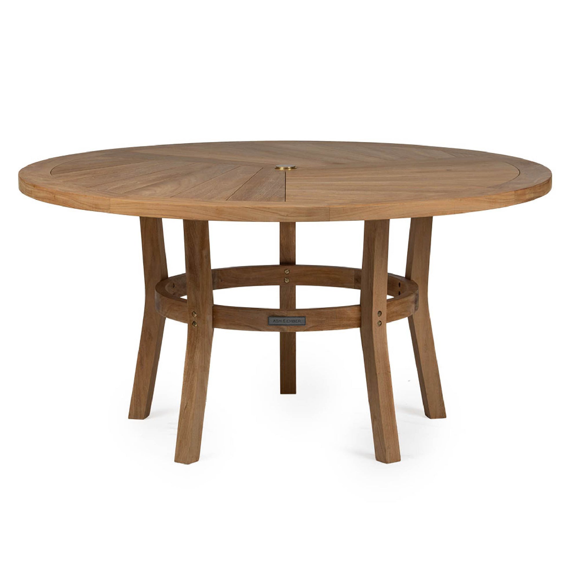Scratch and Dent - Teak Round Dining Table | 59-in - FINAL SALE