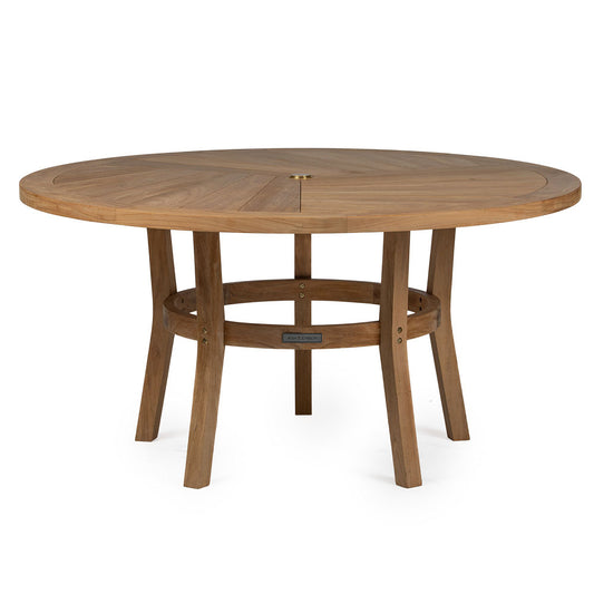 Savannah Grade A Teak Round Dining Table | 59" view 1