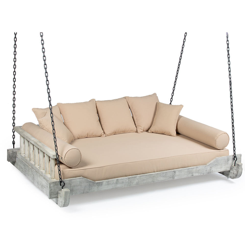 Scratch and Dent - Montana Chain Porch Swing Bed with Cushions and Pillows - view 1