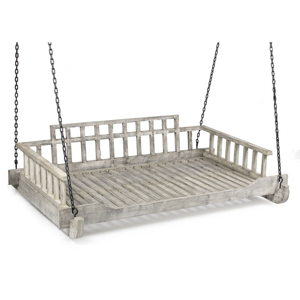 Scratch and Dent - Montana Chain Porch Swing Bed with Cushions and Pillows - view 2