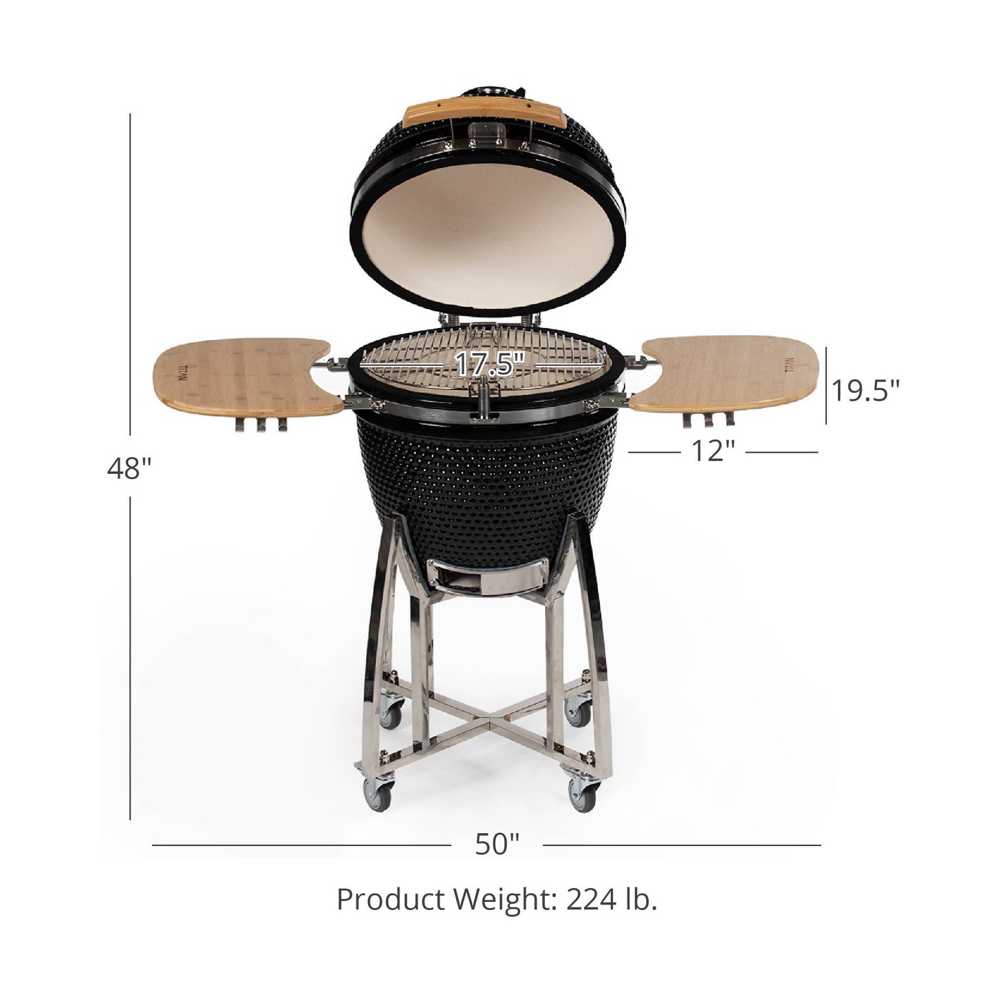 18" Kamado Grill Kit - view 10