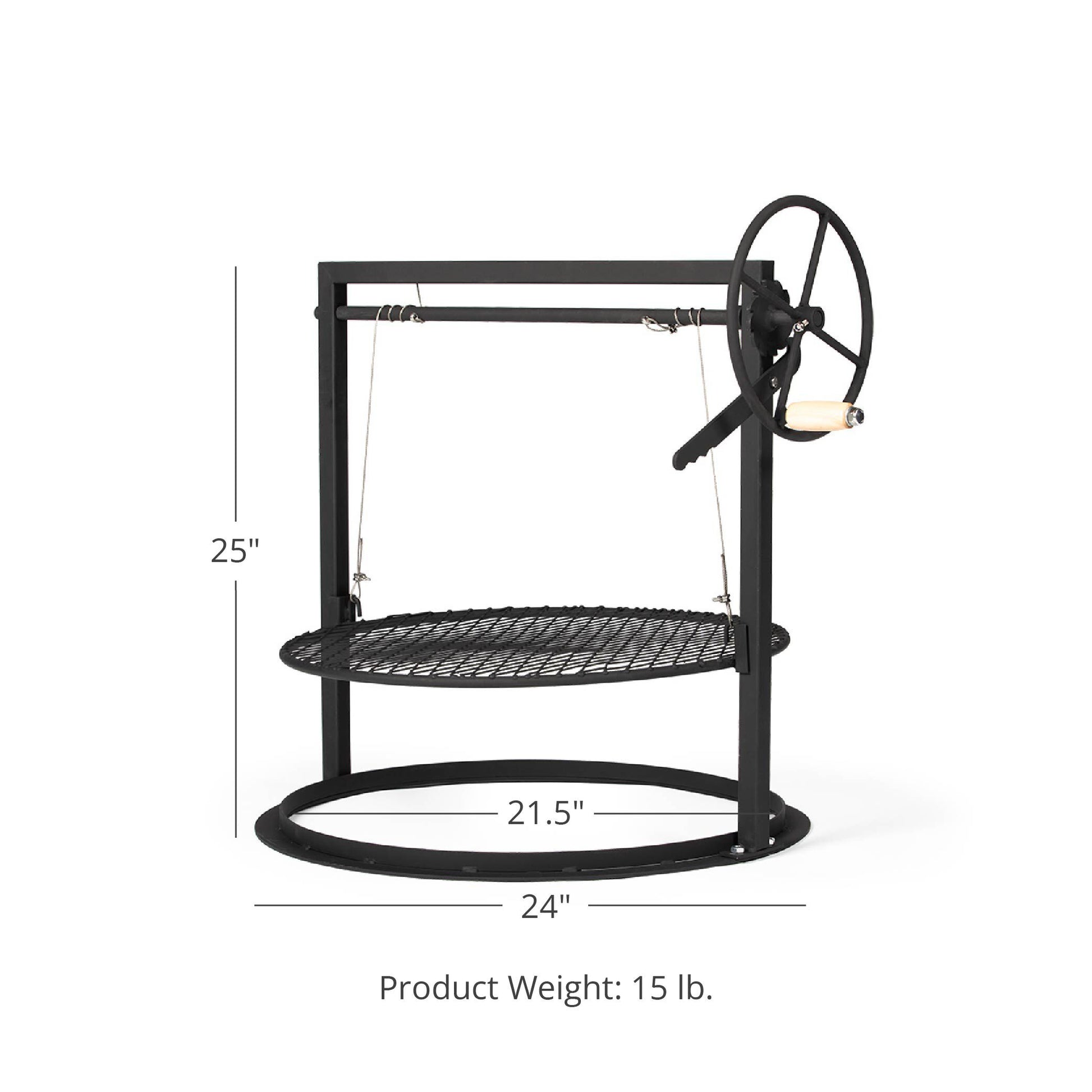 Adjustable Kettle-Style Grill Attachment
