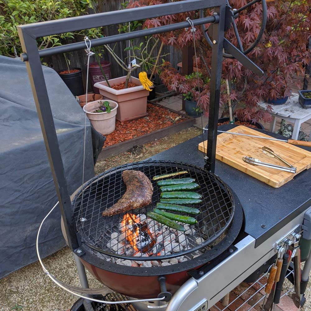 Kettle-Style Grill Attachment | Ash & Ember