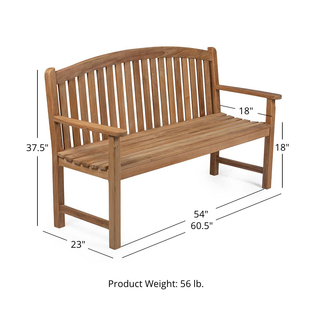 Solstice Grade A Teak Benches | 5' - view 12