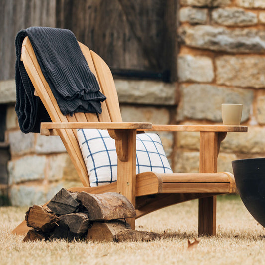 Savannah Grade A Teak Adirondack Chair | Chair Only view 2