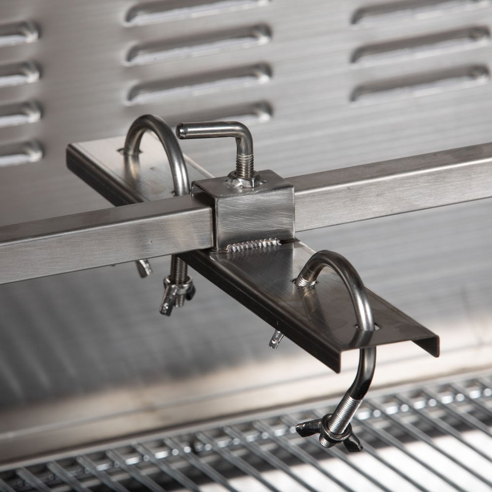 13W Rotisserie Grill with Hood