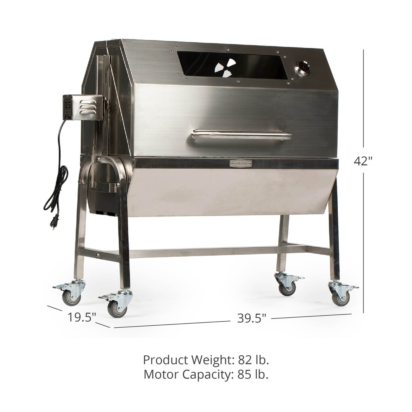 13W Rotisserie Grill with Hood - view 12