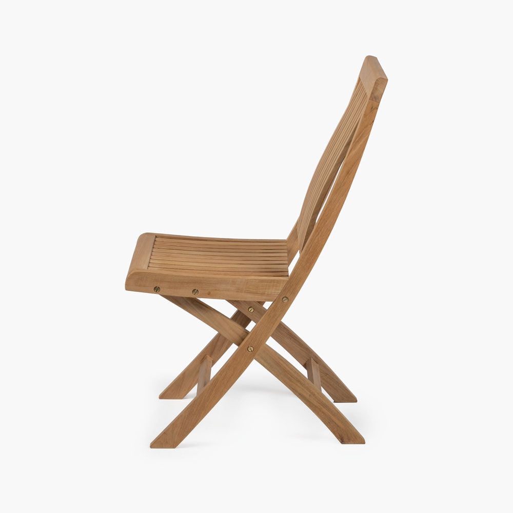 SCRATCH AND DENT - Grade A Teak Monaco Folding Chair - FINAL SALE