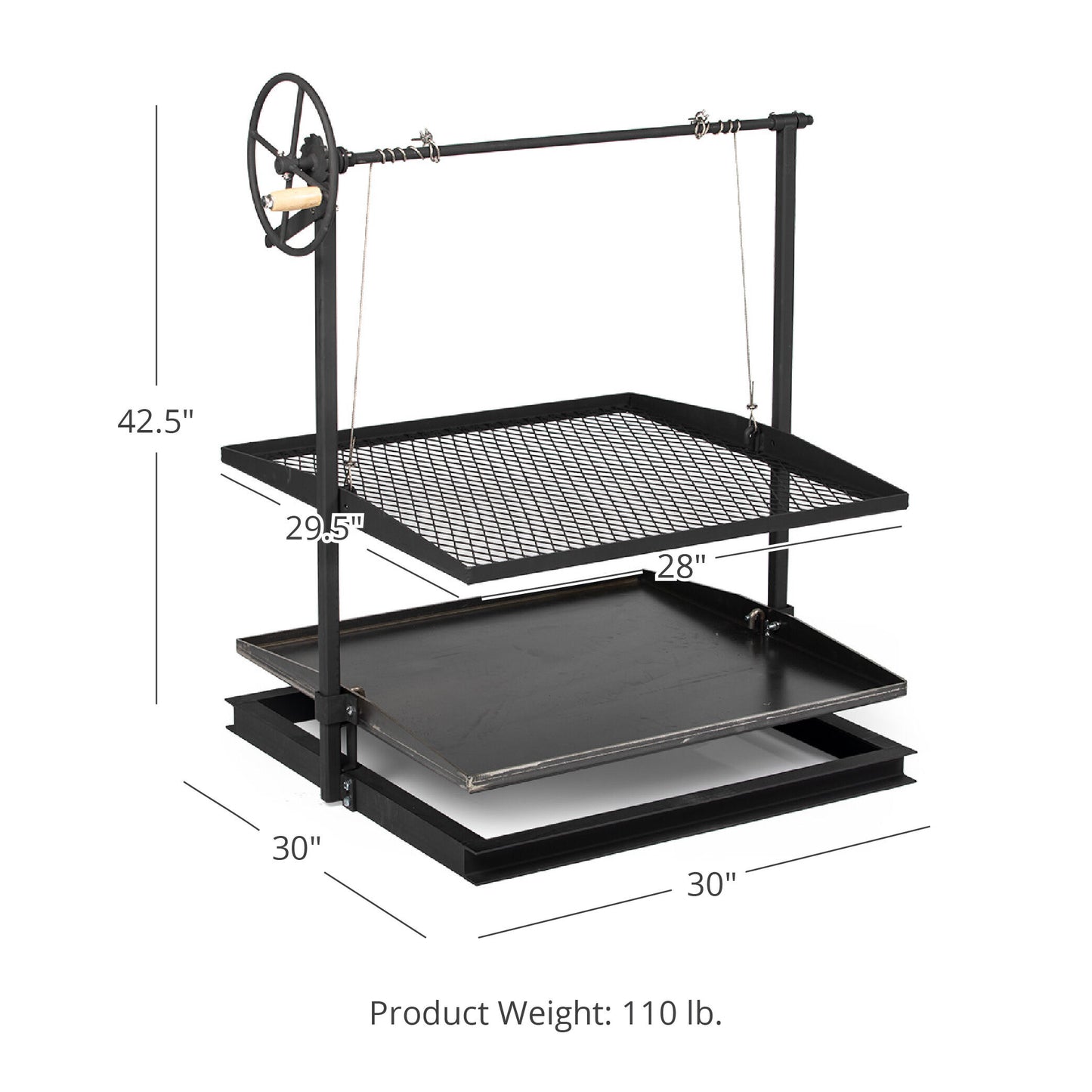 Adjustable Campfire Asado - view 9