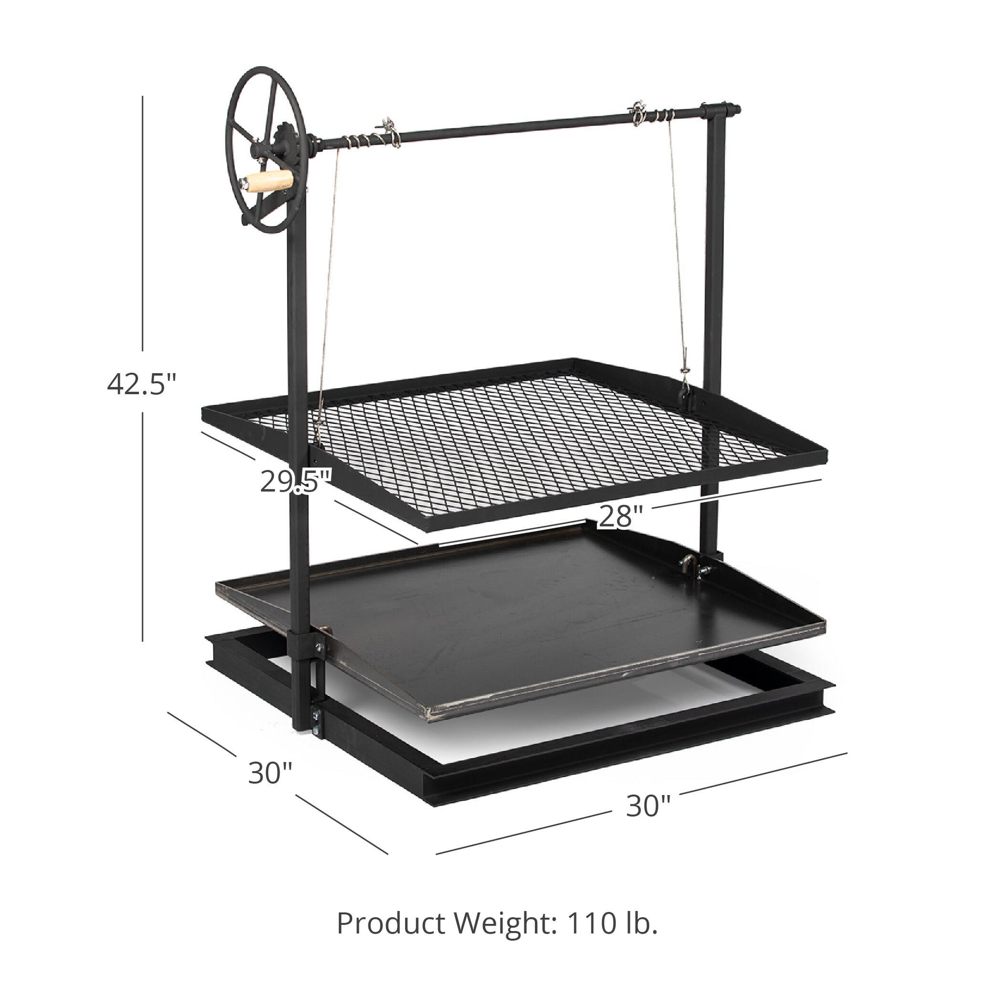 Adjustable Campfire Asado