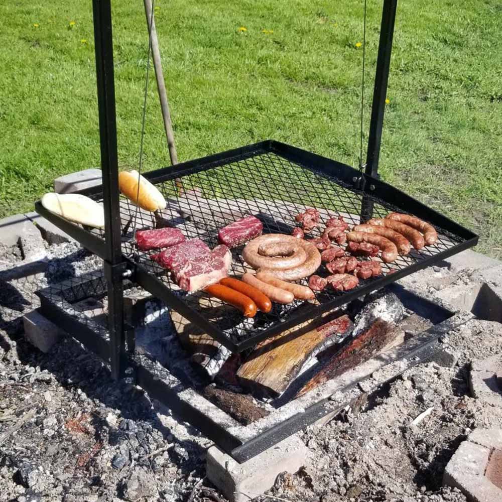 Ash & Ember Adjustable Campfire Asado